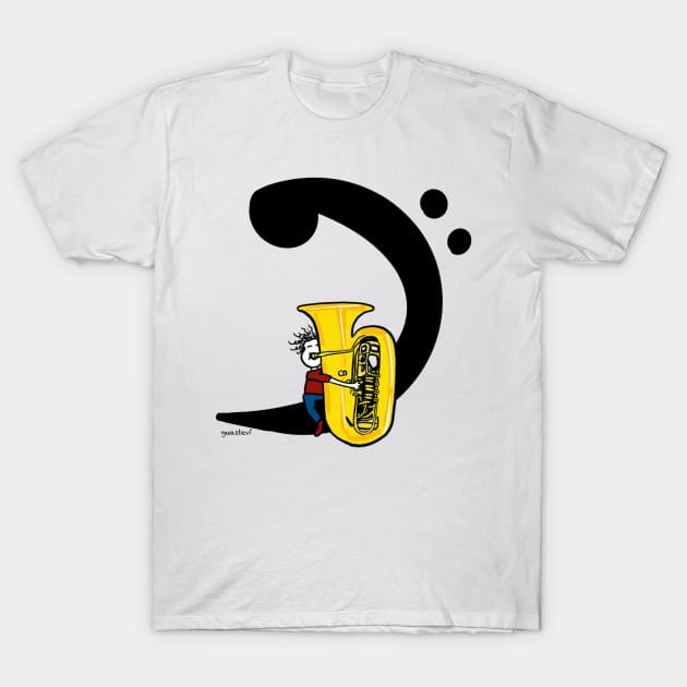 Tuba life T-Shirt by Guastevi